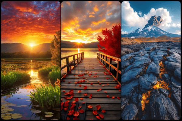 Hình nền iPhone 16 Pro Max phong cảnh hồ nước và núi non