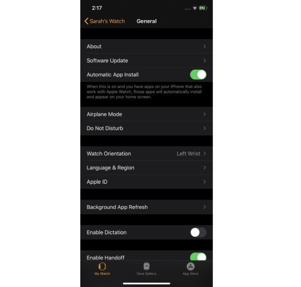 Nhấn vào Do Not Disturb