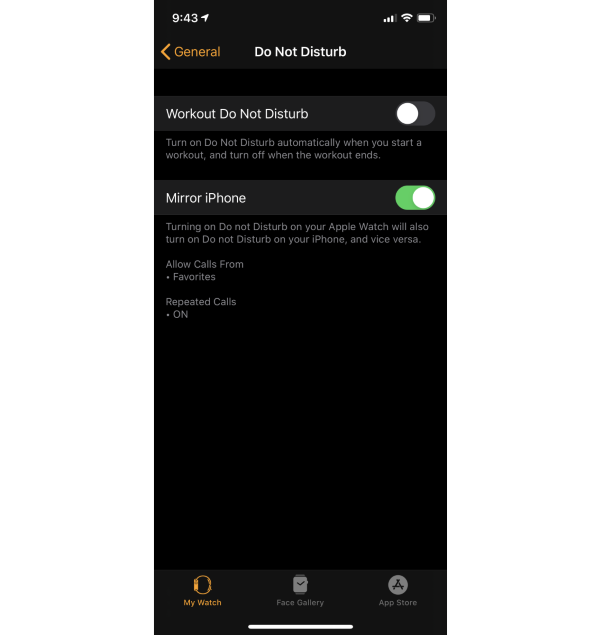 Bật mục Mirror iPhone 