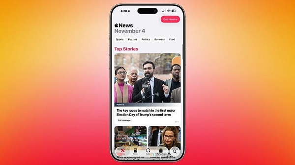 Thiết kế mới cho Apple News
