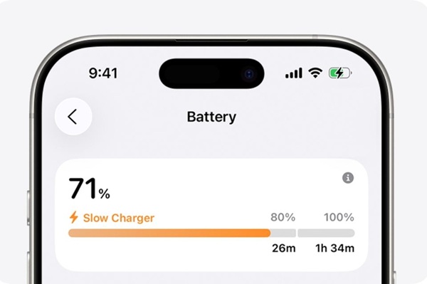 Kiểm tra thông báo pin và nâng cấp bộ sạc