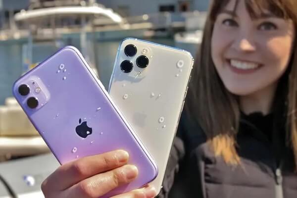 iPhone 11 Pro và Pro Max đều có khả năng chịu nước sâu hơn bản thường