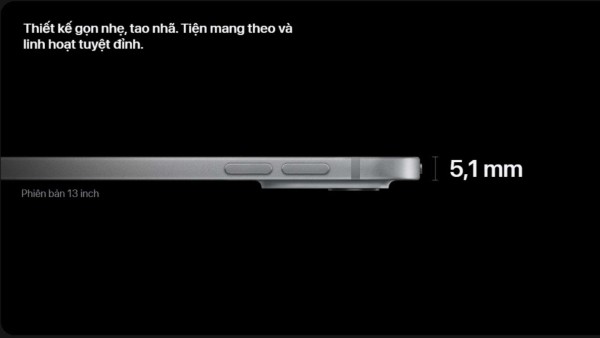 iPad Pro M5 là thế hệ iPad mỏng nhất mà Apple từng giới thiệu