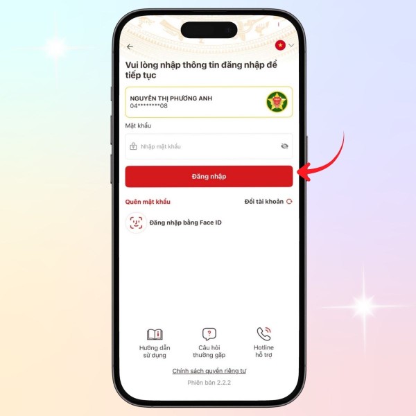 Đăng nhập tài khoản