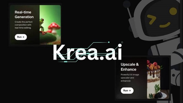 Phần mềm Krea AI tạo hình ảnh và video dựa trên mô tả bằng văn bản