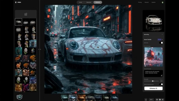 Krea AI có khả năng chuyển đổi văn bản thành hình ảnh và video