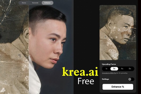 Krea AI tích hợp sẵn bộ công cụ chỉnh sửa hình ảnh chi tiết