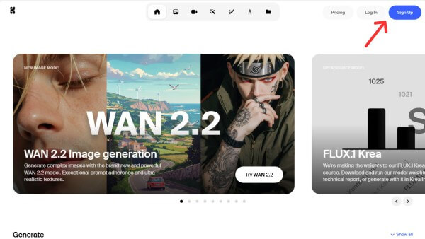 Krea AI hỗ trợ sáng tạo logo đơn giản và nhanh chóng