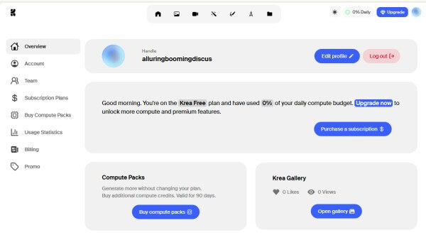 Truy cập Krea AI APK trên APKPure → chọn Tải về APK