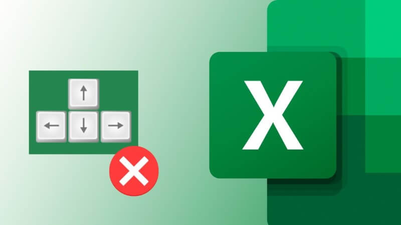 Nguyên nhân dây lỗi không di chuyển phím mũi tên trong Excel 