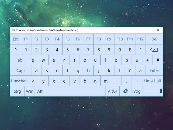 Sử dụng phần mềm bàn phím ảo VirtualKeyboard 