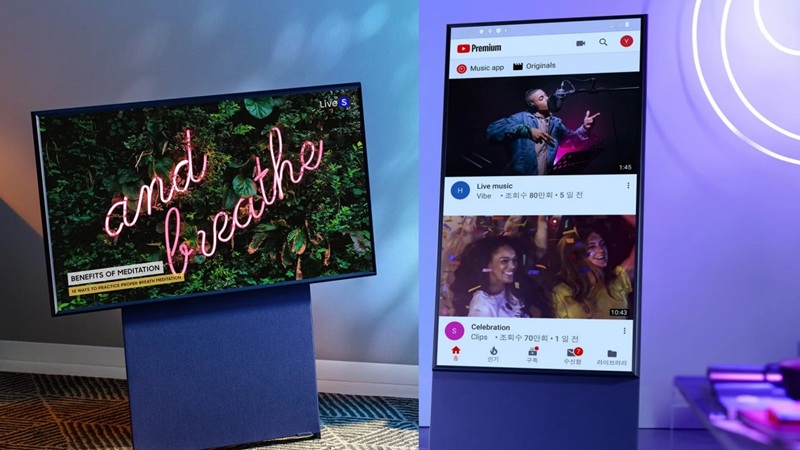 Hiện tượng màn hình điện thoại Samsung tự động chuyển sang hướng khác