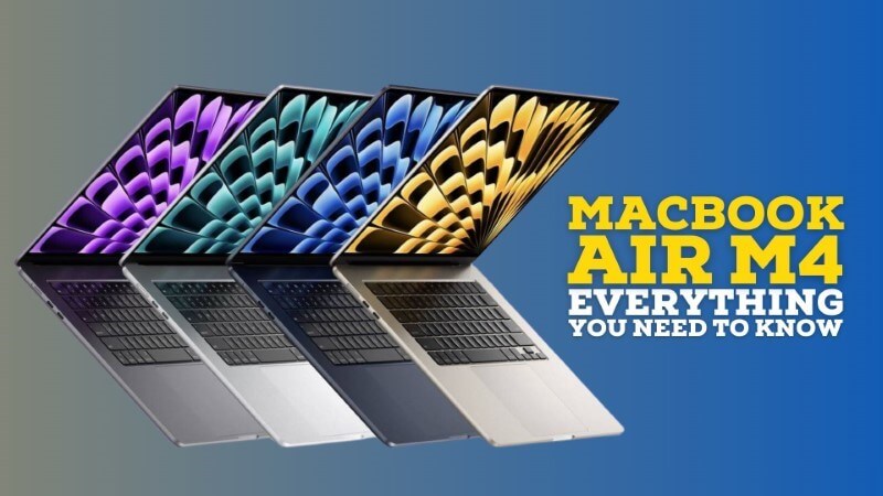 MacBook Air M4 ra mắt với 4 tùy chọn màu sắc 