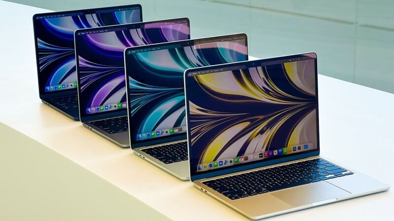 Apple cung cấp các dòng MacBook với nhiều kích thước khác nhau