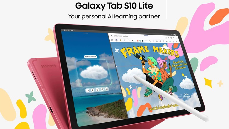 Galaxy Tab S10 Lite ra mắt sở hữu nhiều tính năng tiện ích