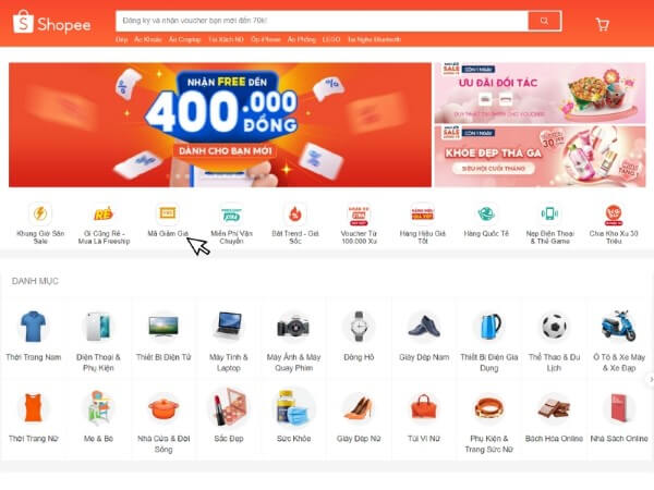 Nền tảng bán hàng online Shopee