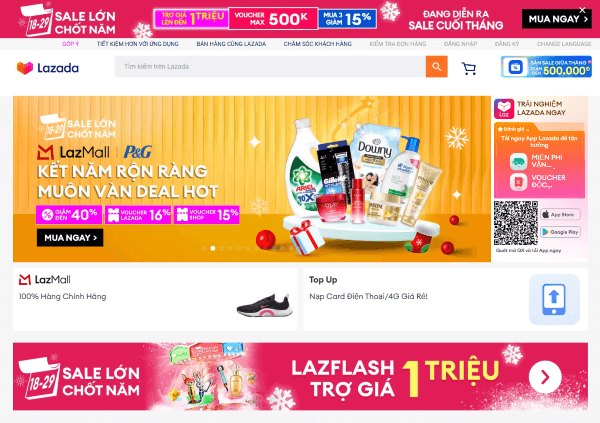 Nền tảng TMĐT Lazada