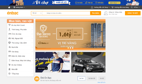 Trang thương mại điện tử Én Bạc