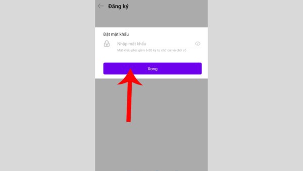 Thiết lập mật khẩu