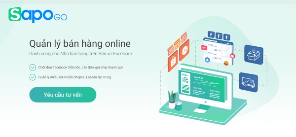 Phần mềm bán hàng đa kênh Sapo
