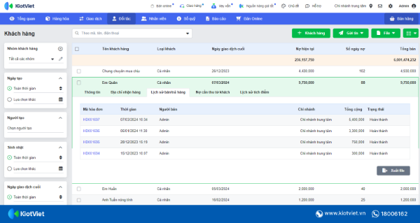 Phần mềm bán hàng KiotViet 