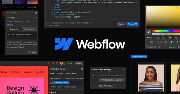 Công cụ tạo web Webflow