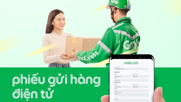 Các bước làm phiếu gửi điện tử Grab Express rất đơn giản