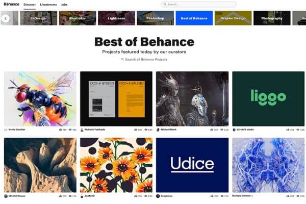 Behance hội tụ hàng triệu nhà thiết kế trên toàn cầu