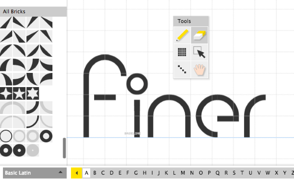 FontStruct cho phép người dùng tự tạo nên kiểu chữ riêng