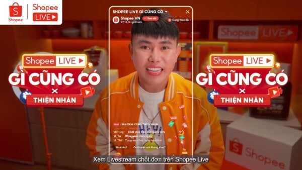 Shopee đầu tư truyền thông và hợp tác với người nổi tiếng