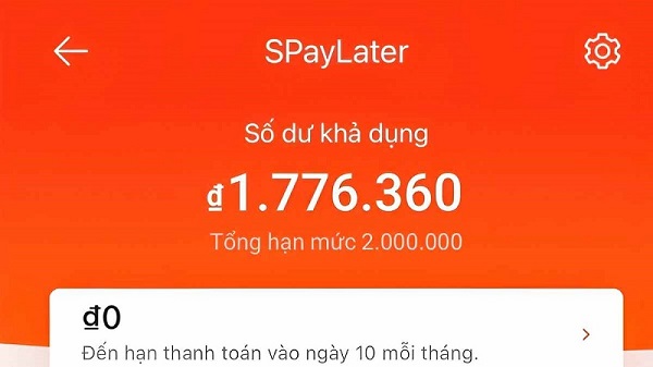 Dịch vụ thanh toán trả sau SPayLater do Shopee triển khai