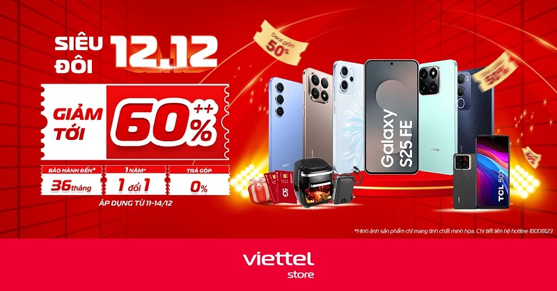 Siêu sale ngày đôi 12/12