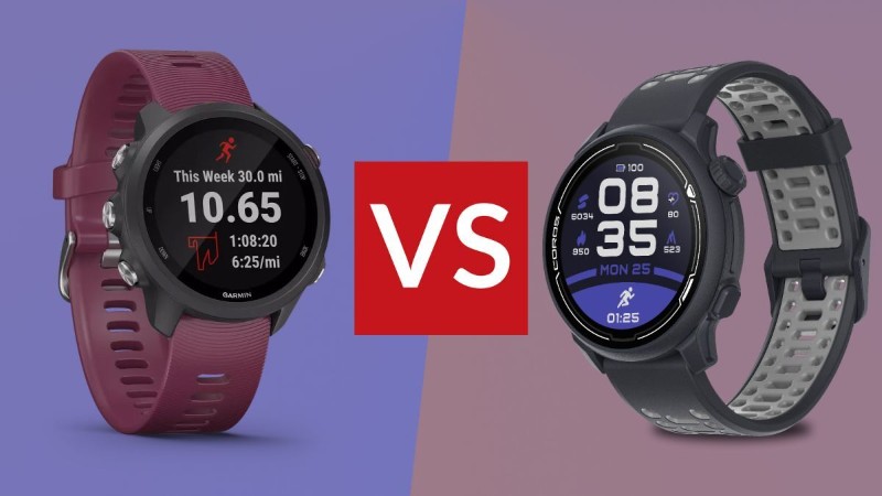 So sánh đồng hồ thông minh Coros Pace 2 vs Garmin 245