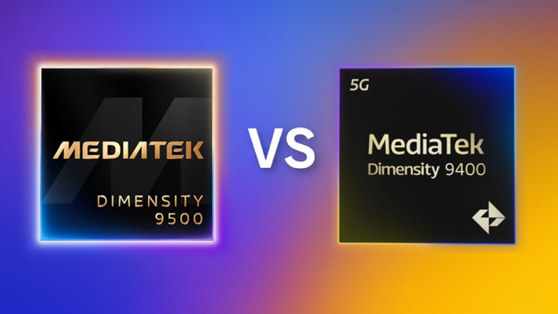 So sánh chip Dimensity 9500 vs Dimensity 9400