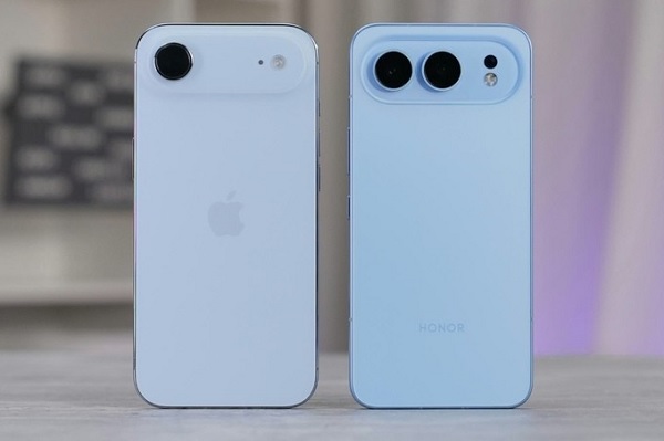 So sánh HONOR 500 và iPhone Air về thiết kế