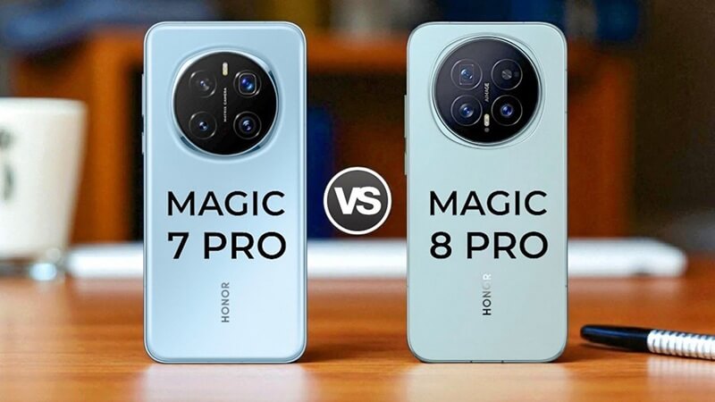 So sánh điện thoại HONOR Magic8 Pro vs Magic7 Pro