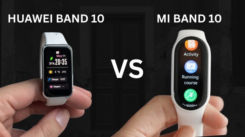 So sánh dây đeo thông minh Huawei Band 10 và Xiaomi Band 10