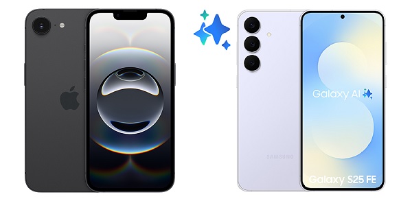 So sánh iPhone 16e và Galaxy S25 FE