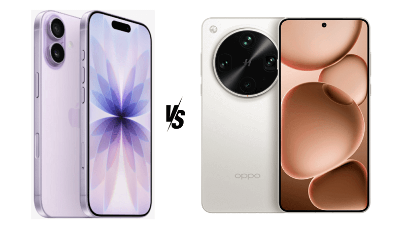 So sánh thiết kế iPhone 17 và Oppo Find X8