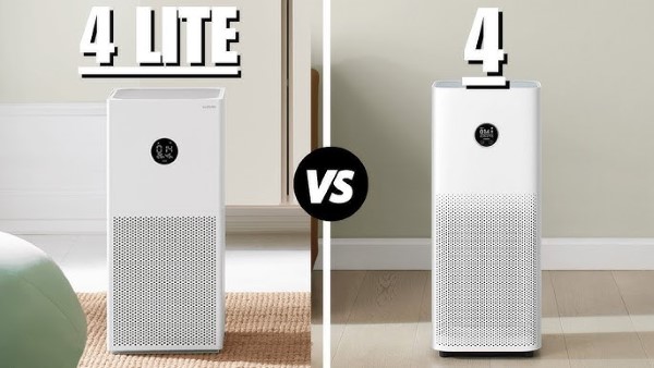 Thiết kế máy lọc không khí Xiaomi 4 và 4 Lite