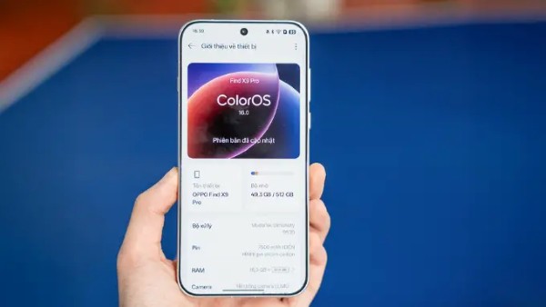 OPPO Find X9 Pro với giao diện ColorOS 16 trên nền Android 15