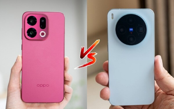 So sánh thiết kế OPPO Find X9 vs vivo X300 Pro