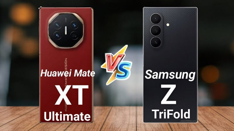 So sánh tổng quan Samsung Galaxy Z TriFold và Huawei Mate XT Ultimate
