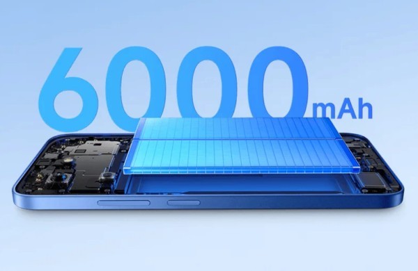 Redmi 15C lại vượt trội với viên pin dung lượng 6,000mAh