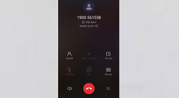 Gọi điện đến hotline 1900 561 558