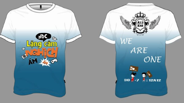 Những mẹo tự tạo logo áo lớp ấn tượng