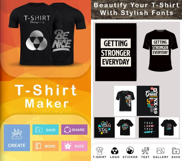 Ứng dụng Custom T Shirts