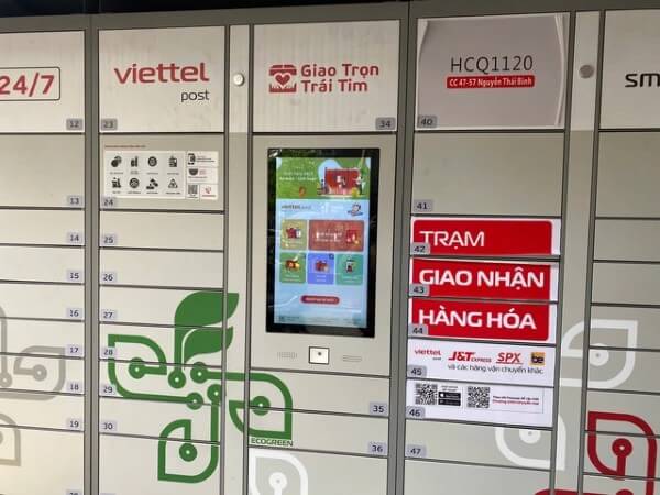 Phương thức nhận đơn tại smart locker trên Shopee