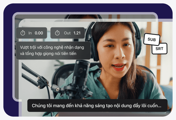 Người dùng có thể tùy chọn nhiều yếu tố cho giọng đọc