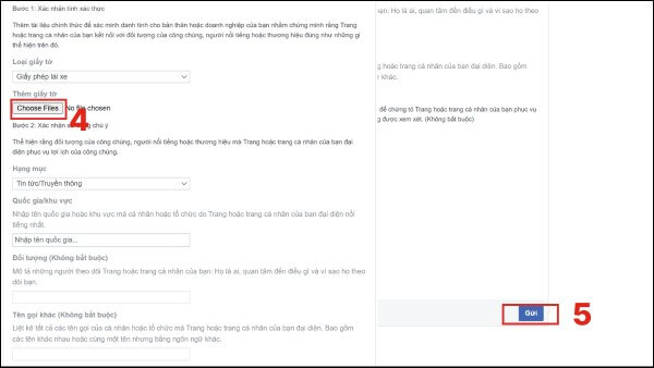 Cách xác minh qua giấy tờ tùy thân
